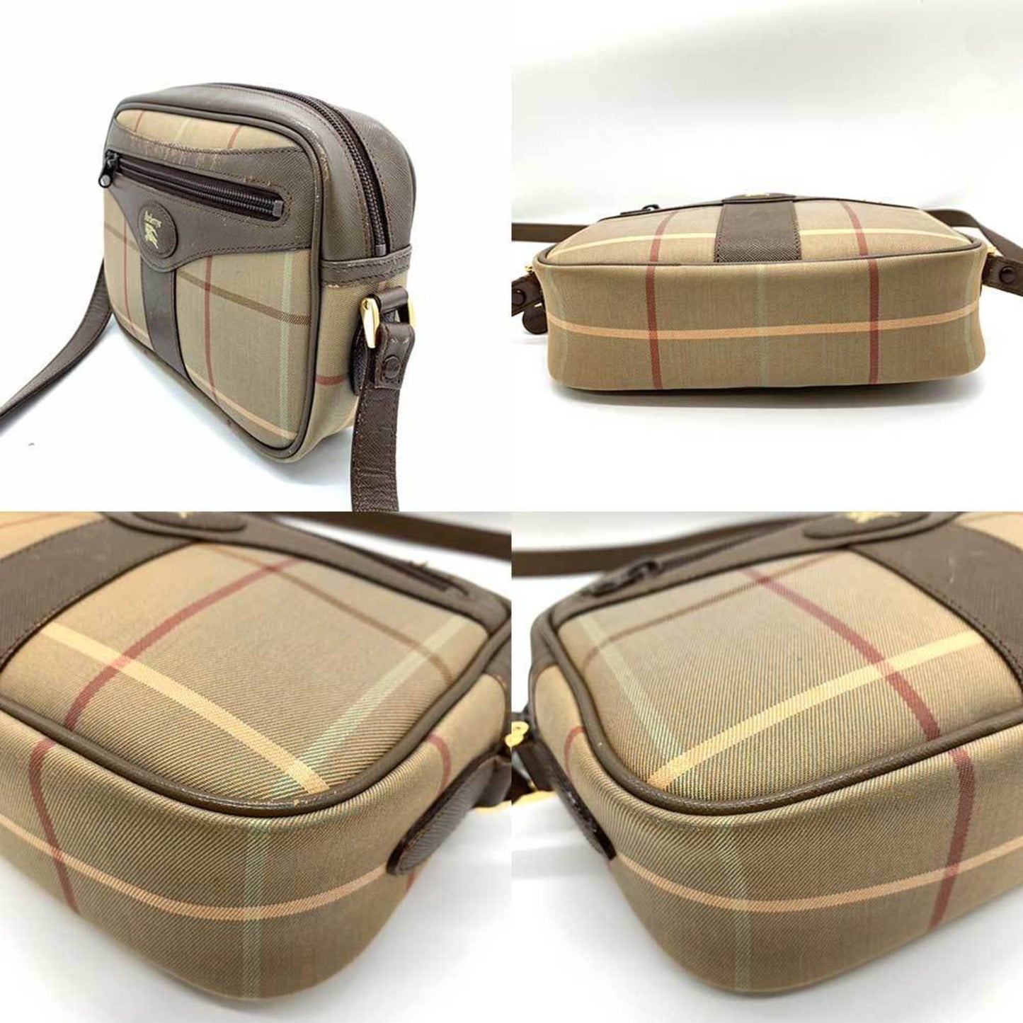 Burberry -Color Nylon Canvas Pochette Shoulder Bag ()