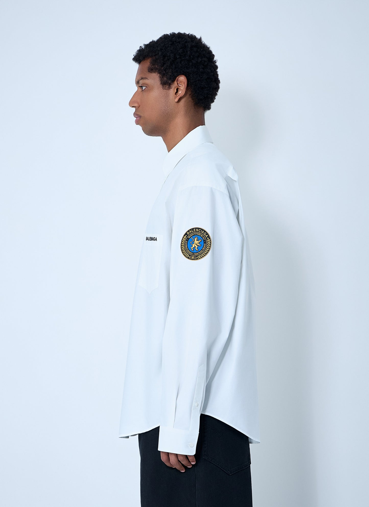 Balenciaga Men Button-Down Shirt