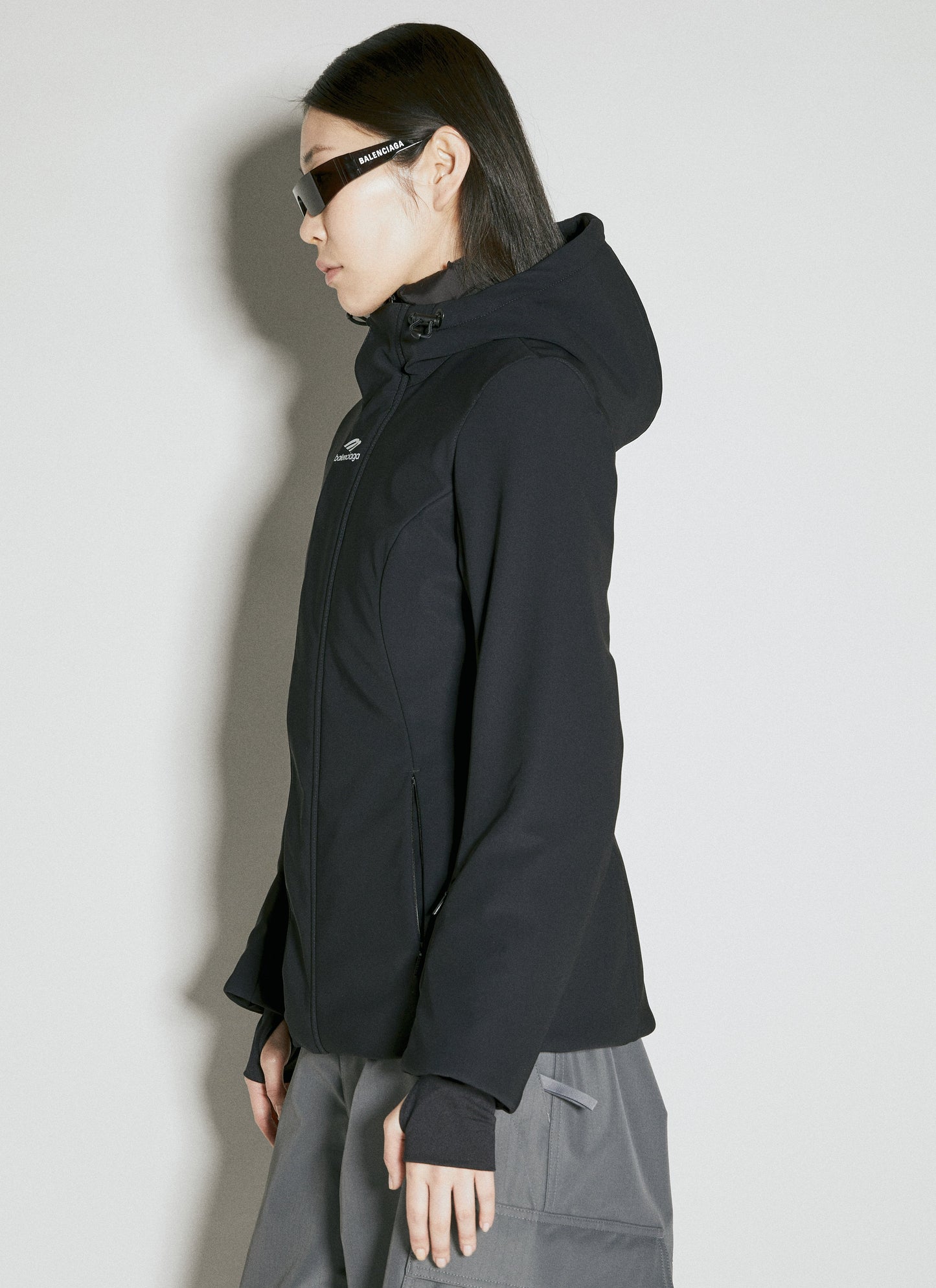 Balenciaga Women 3B Sports Icon Ski Hourglass Parka