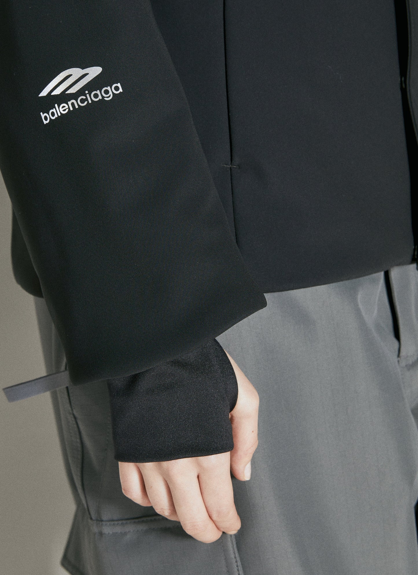 Balenciaga Women 3B Sports Icon Ski Hourglass Parka