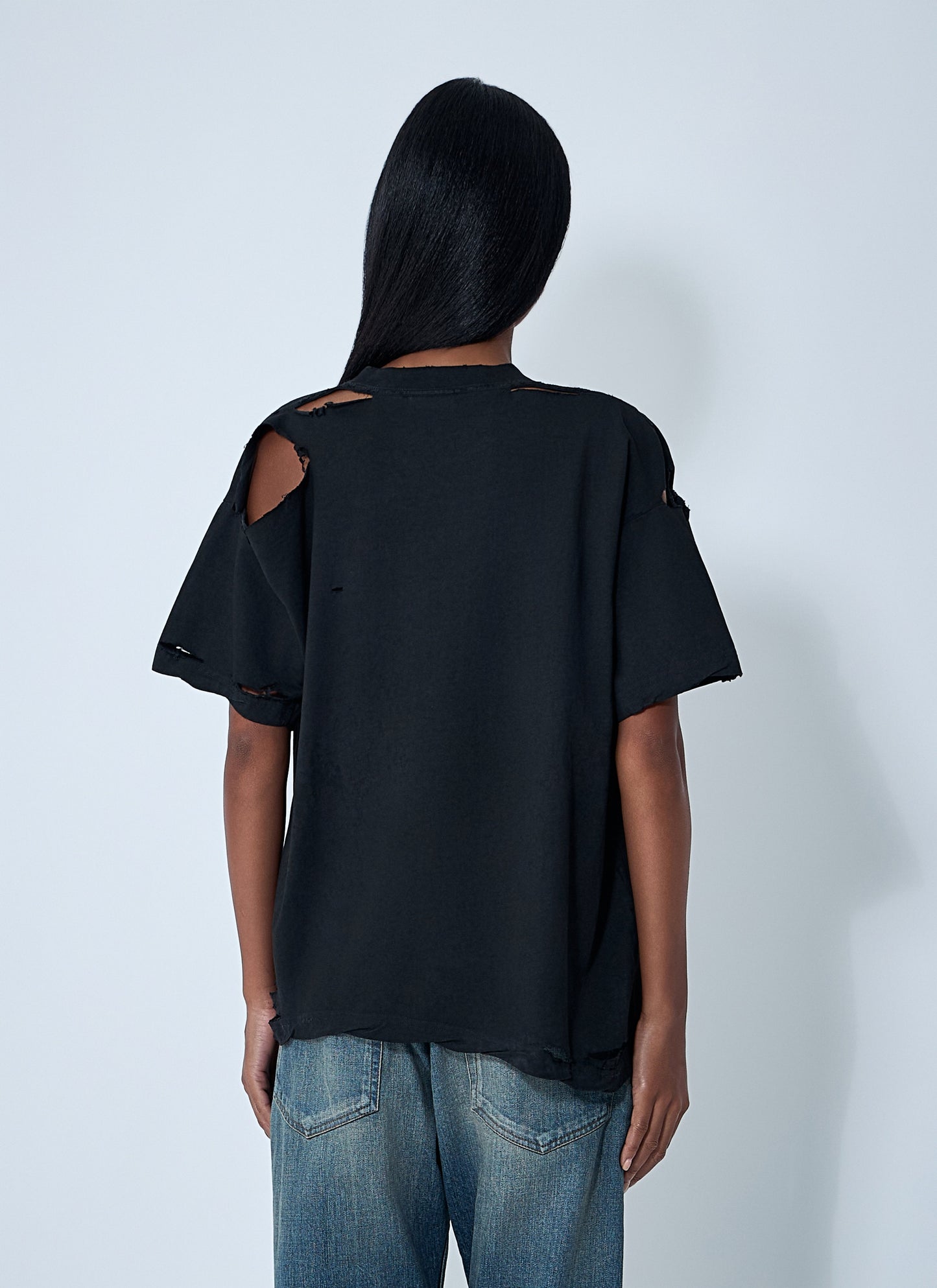 Balenciaga Women Logo Motif T-Shirt