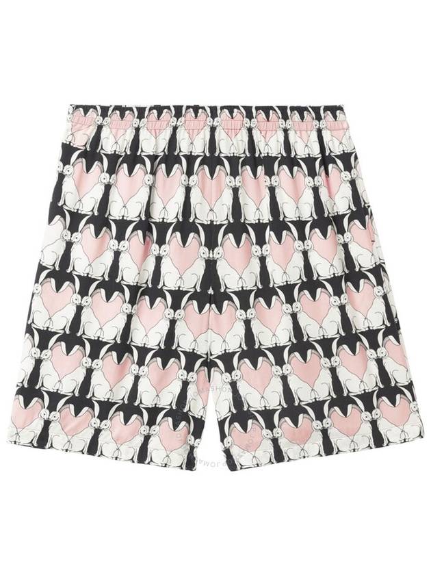 Burberry Burberry Rabbit-Print Shorts, Size X-Small