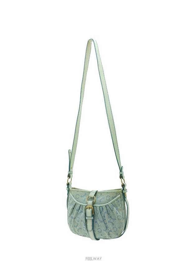 CELINE Blason vintage canvas mini cross bag