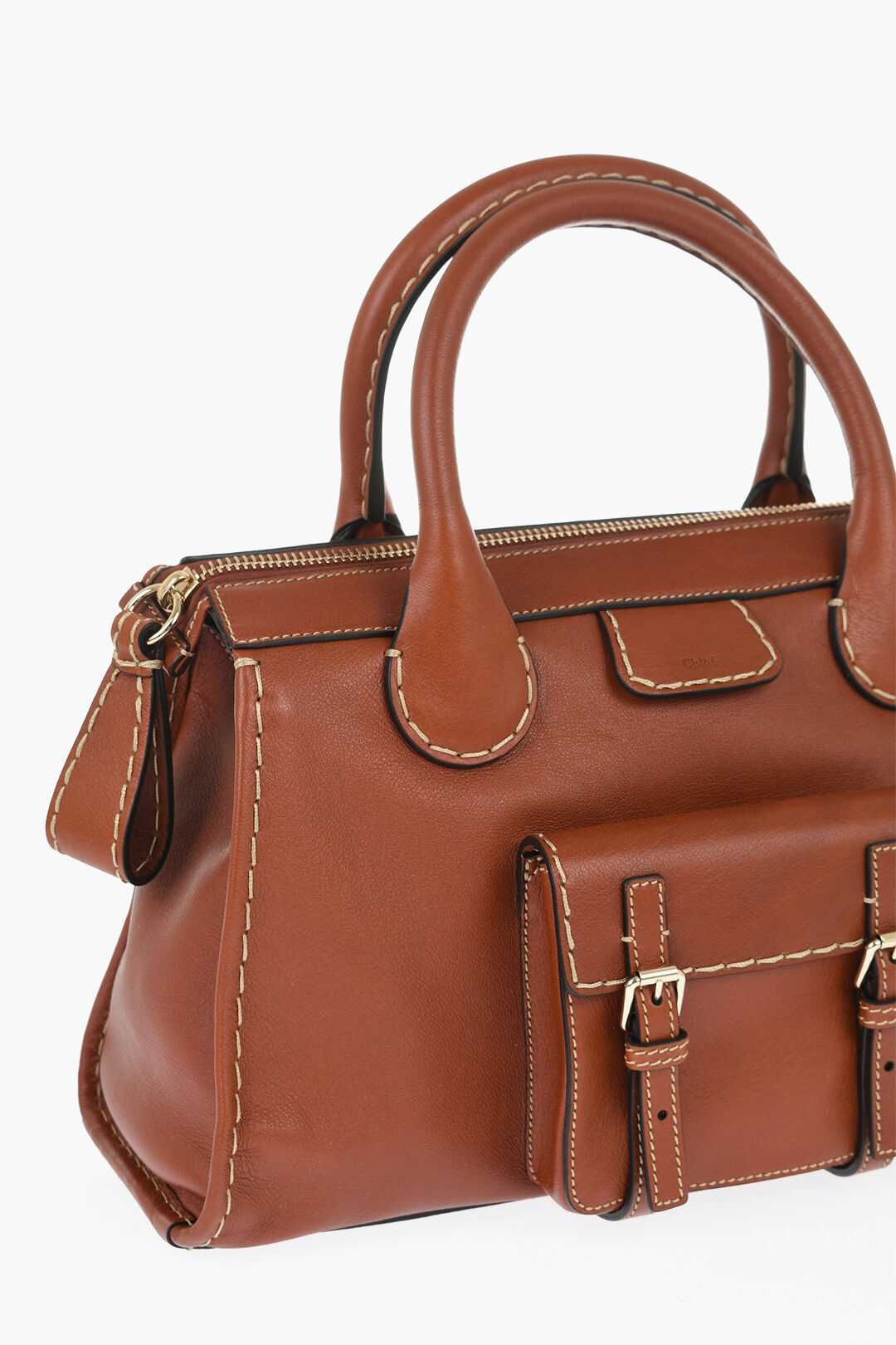 Chloe Leather Tote Bag With Removable Strap