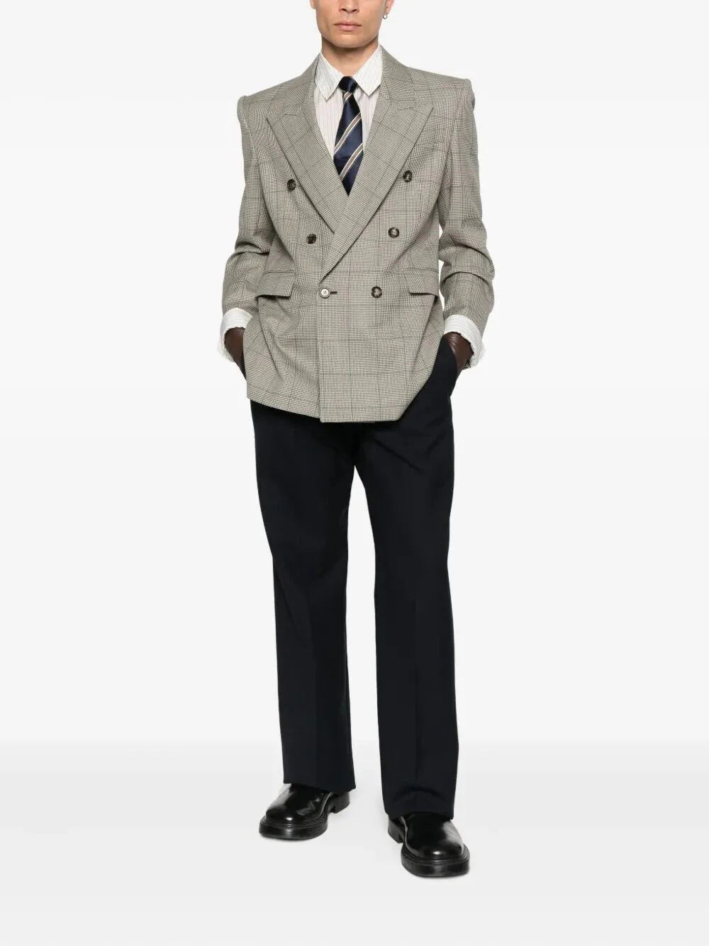 Saint Laurent Men Double-Breasted Blazer