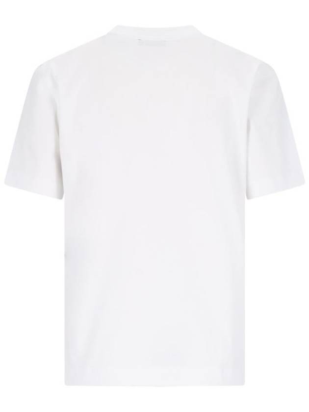 Burberry 24FW short sleeve t-shirt 8096229 A1464 WHITE