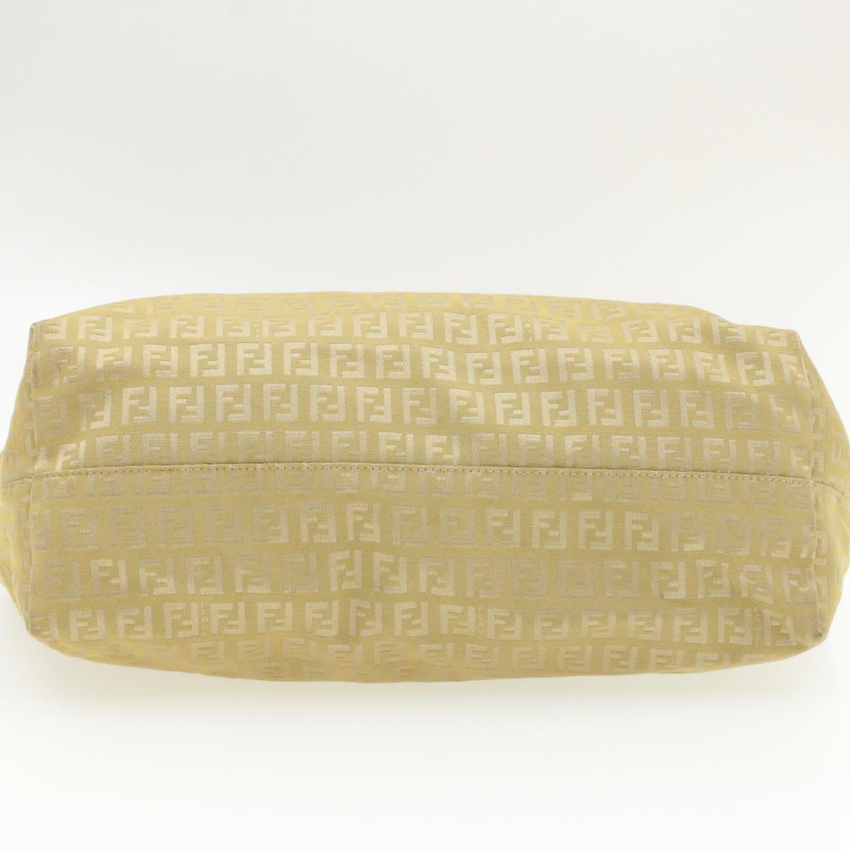 FENDI Zucchino Canvas Tote Bag Beige am136b