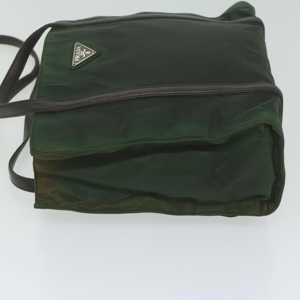 PRADA Shoulder Bag Nylon Green bs10689