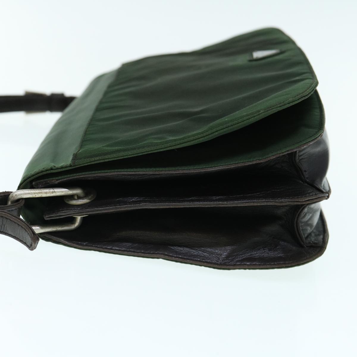 PRADA Shoulder Bag Nylon Green bs10692