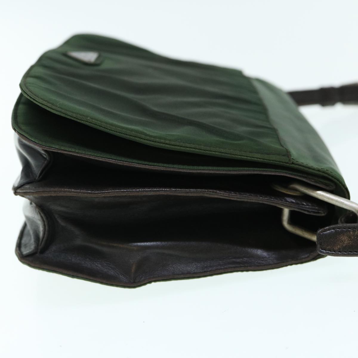 PRADA Shoulder Bag Nylon Green bs10692