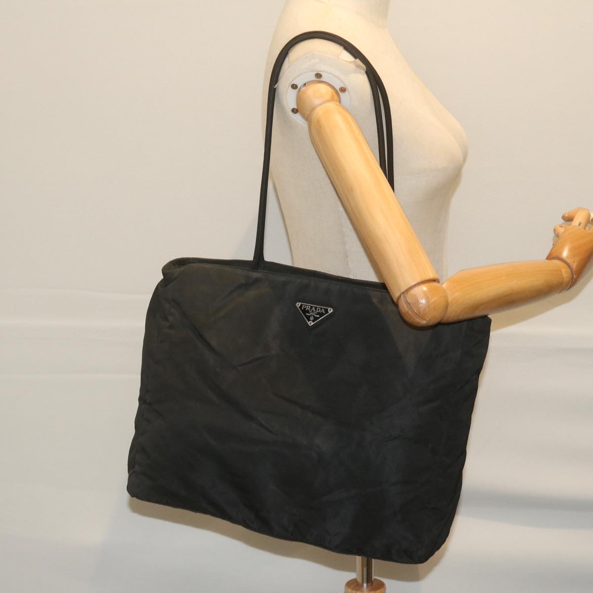 PRADA Tote Bag Nylon Black bs10759