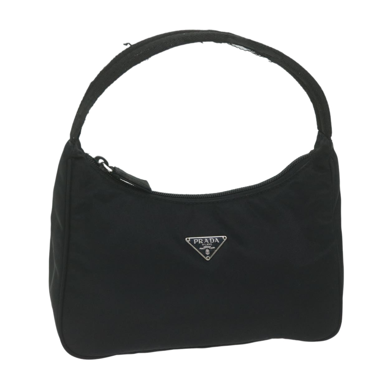 PRADA Hand Bag Nylon Black bs10797