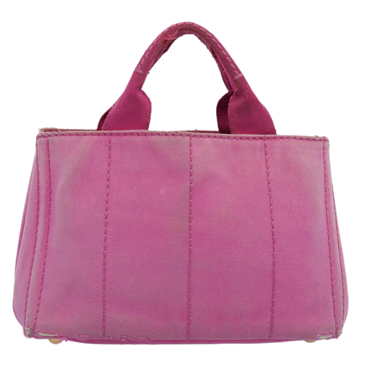 PRADA Canapa PM Hand Bag Canvas Pink bs10834