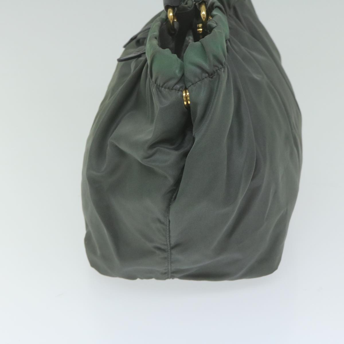 PRADA Hand Bag Nylon Gray bs10846