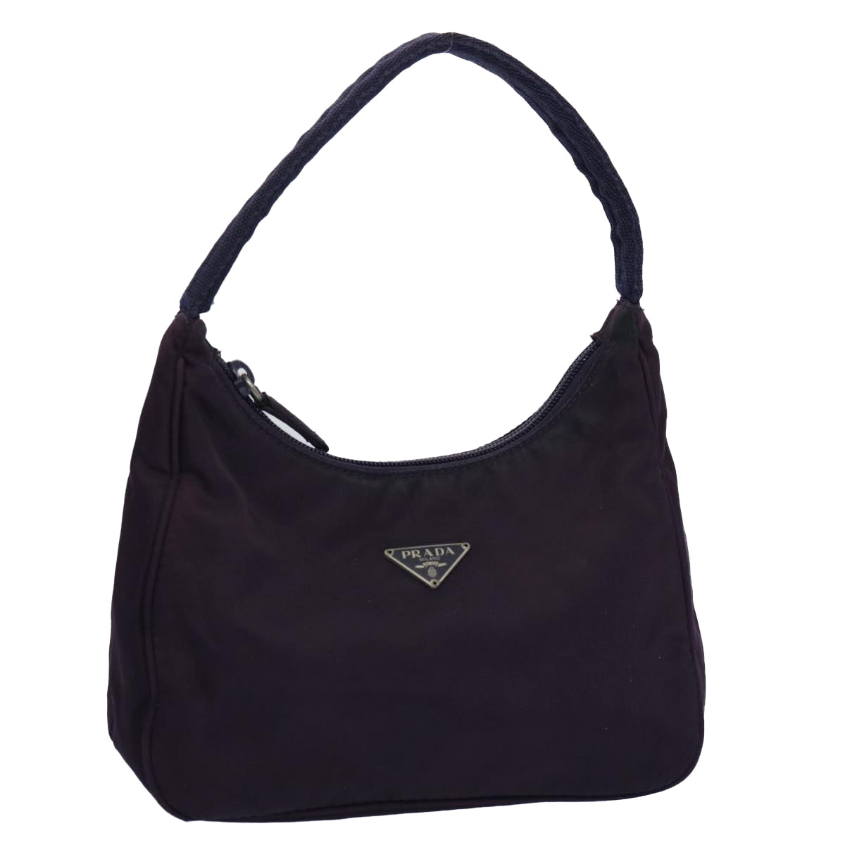 PRADA Hand Bag Nylon Purple bs10886