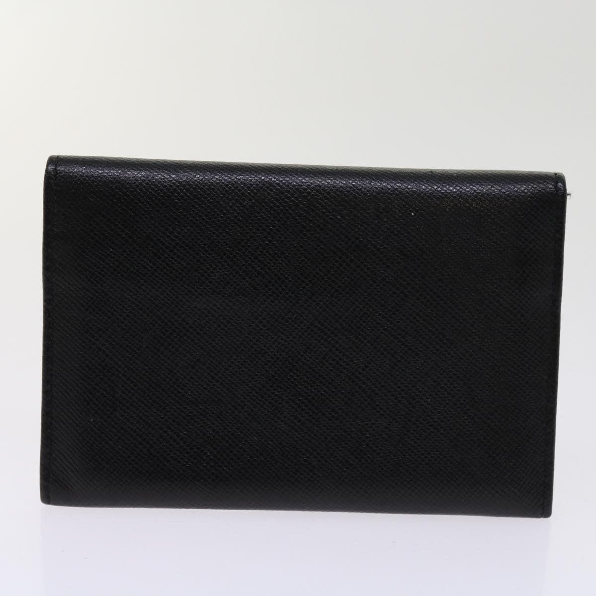 PRADA Card Case Key Case Leather 2Set Black bs10887
