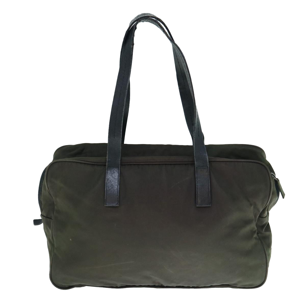 PRADA Hand Bag Nylon Khaki bs11036