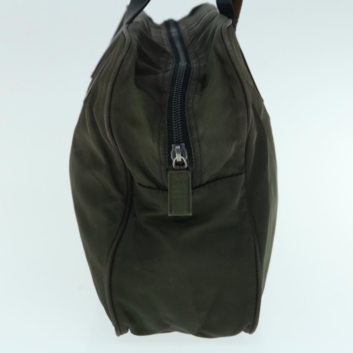 PRADA Hand Bag Nylon Khaki bs11036