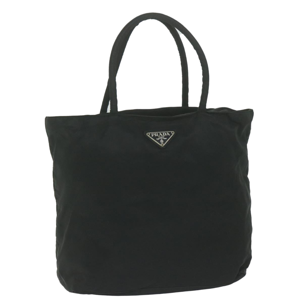 PRADA Hand Bag Nylon Black bs11136
