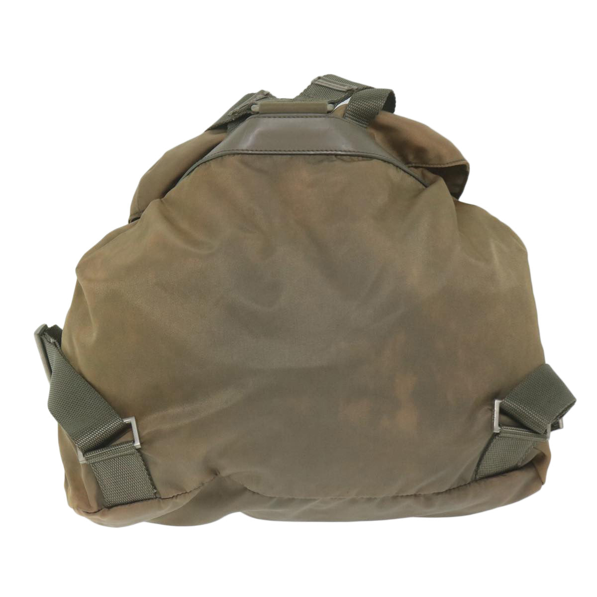 PRADA Backpack Nylon Khaki bs11160