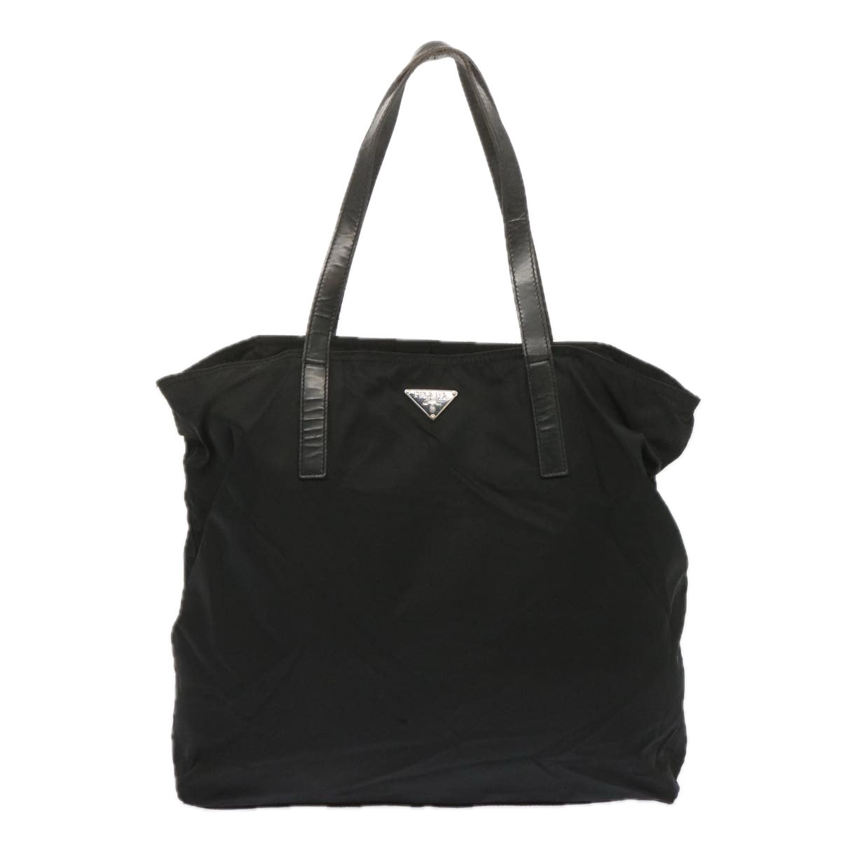 PRADA Hand Bag Nylon Black  bs11222