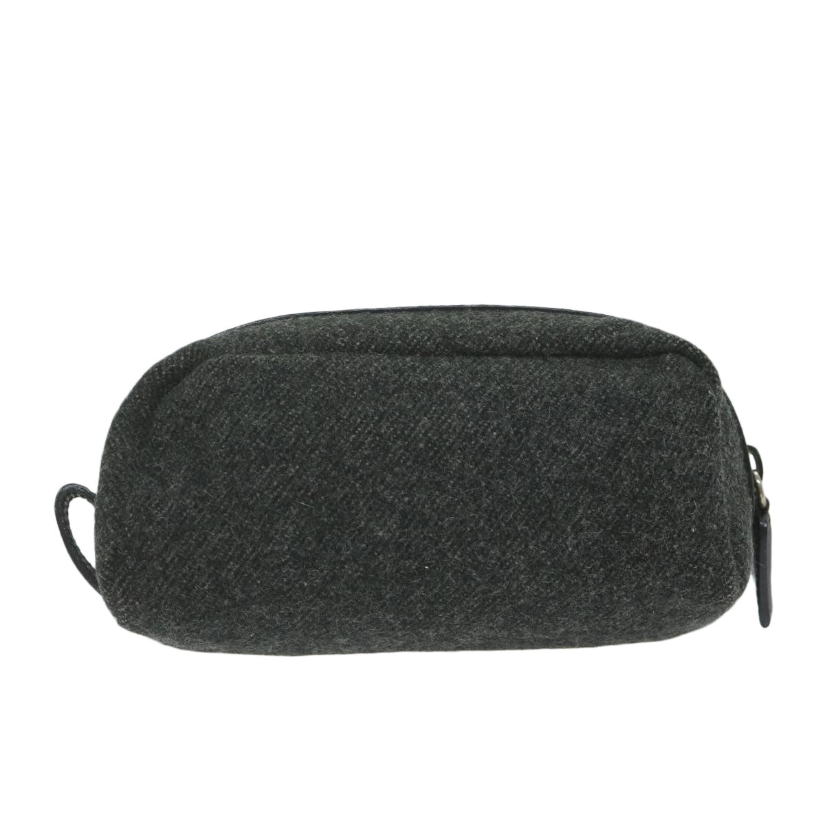 PRADA Pouch Wool Gray bs11292