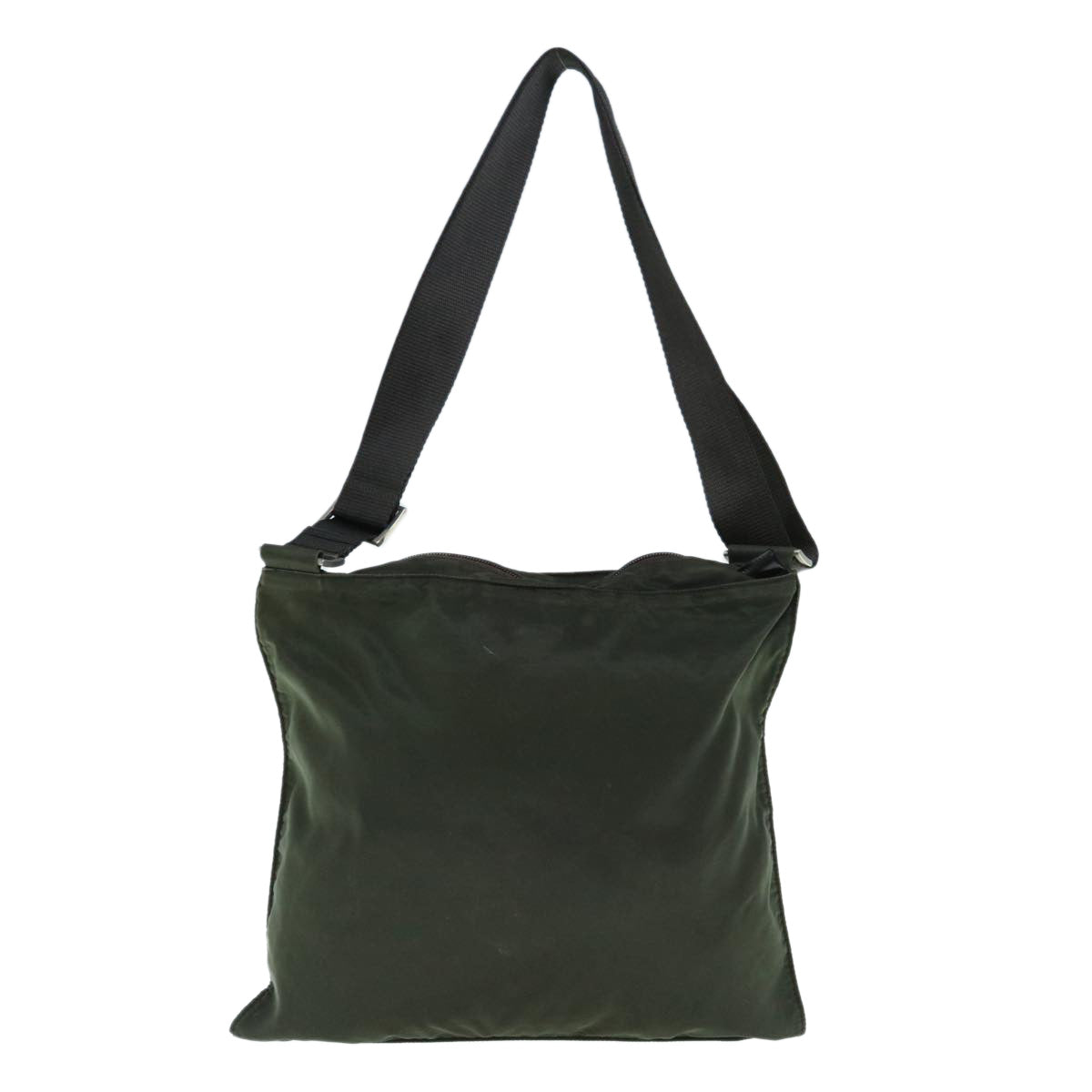 PRADA Shoulder Bag Nylon Khaki bs11372