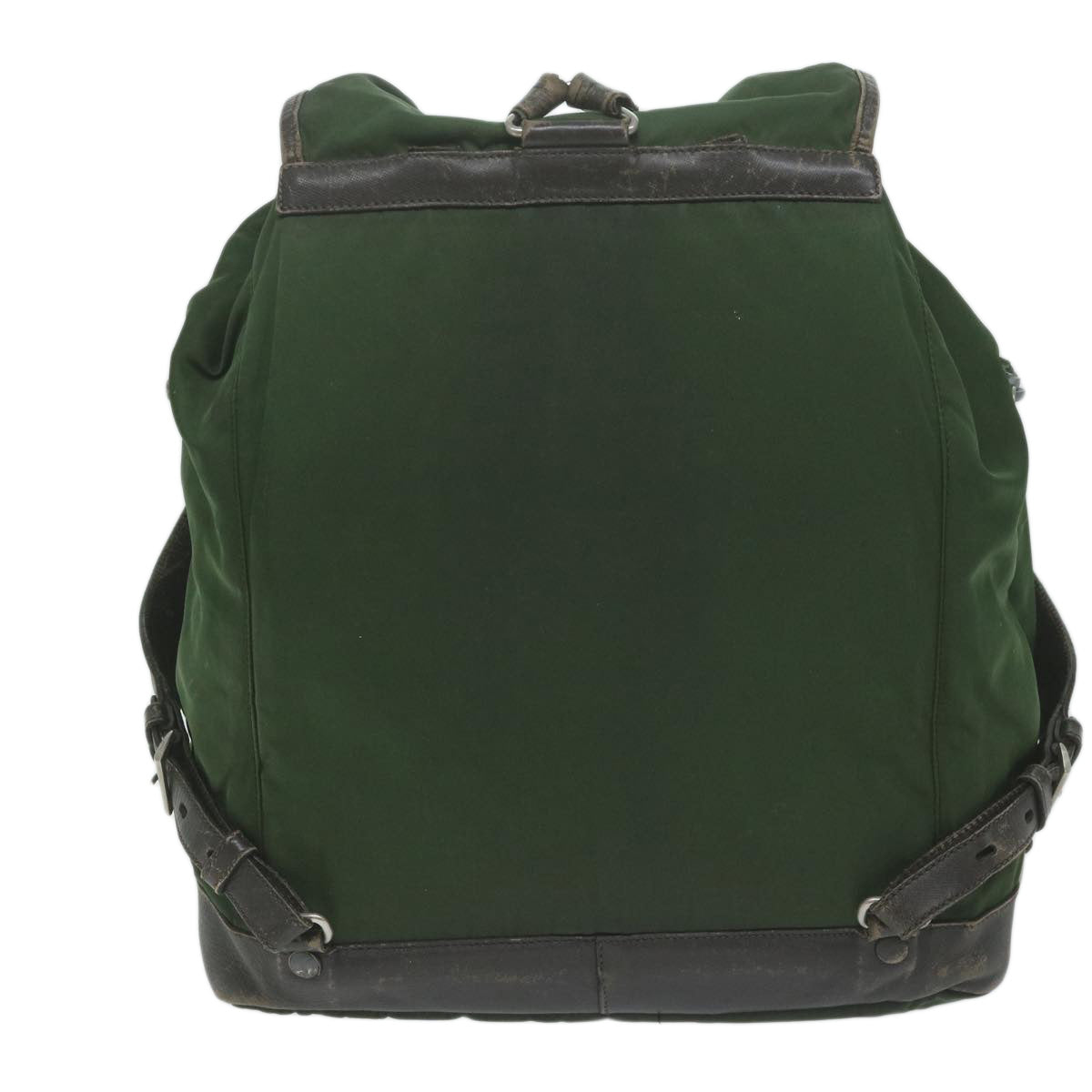 PRADA Backpack Nylon Green bs11393