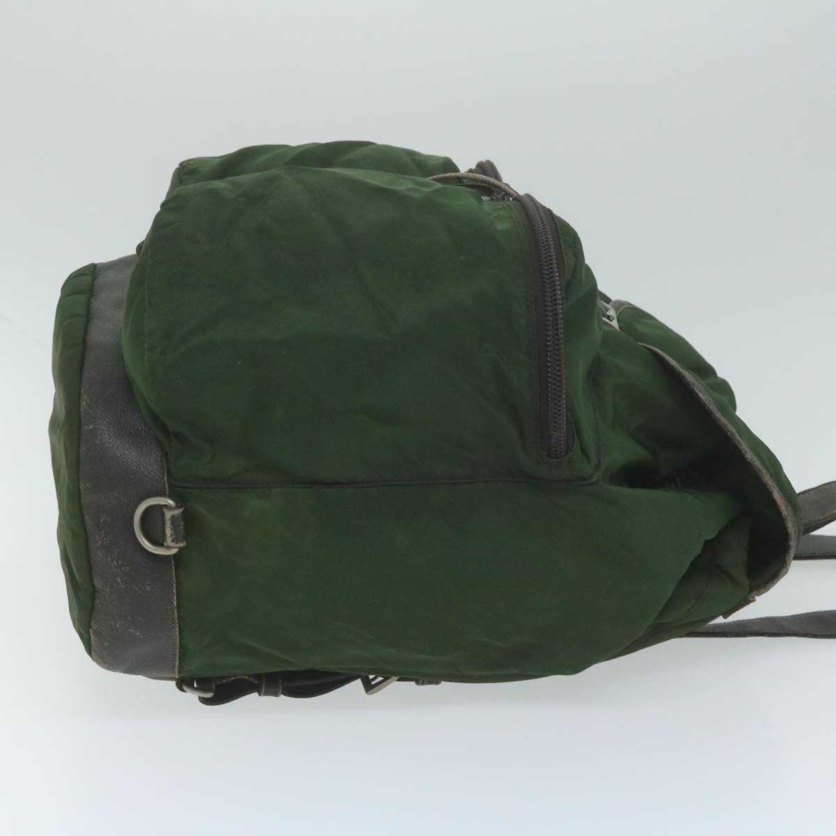 PRADA Backpack Nylon Green bs11393