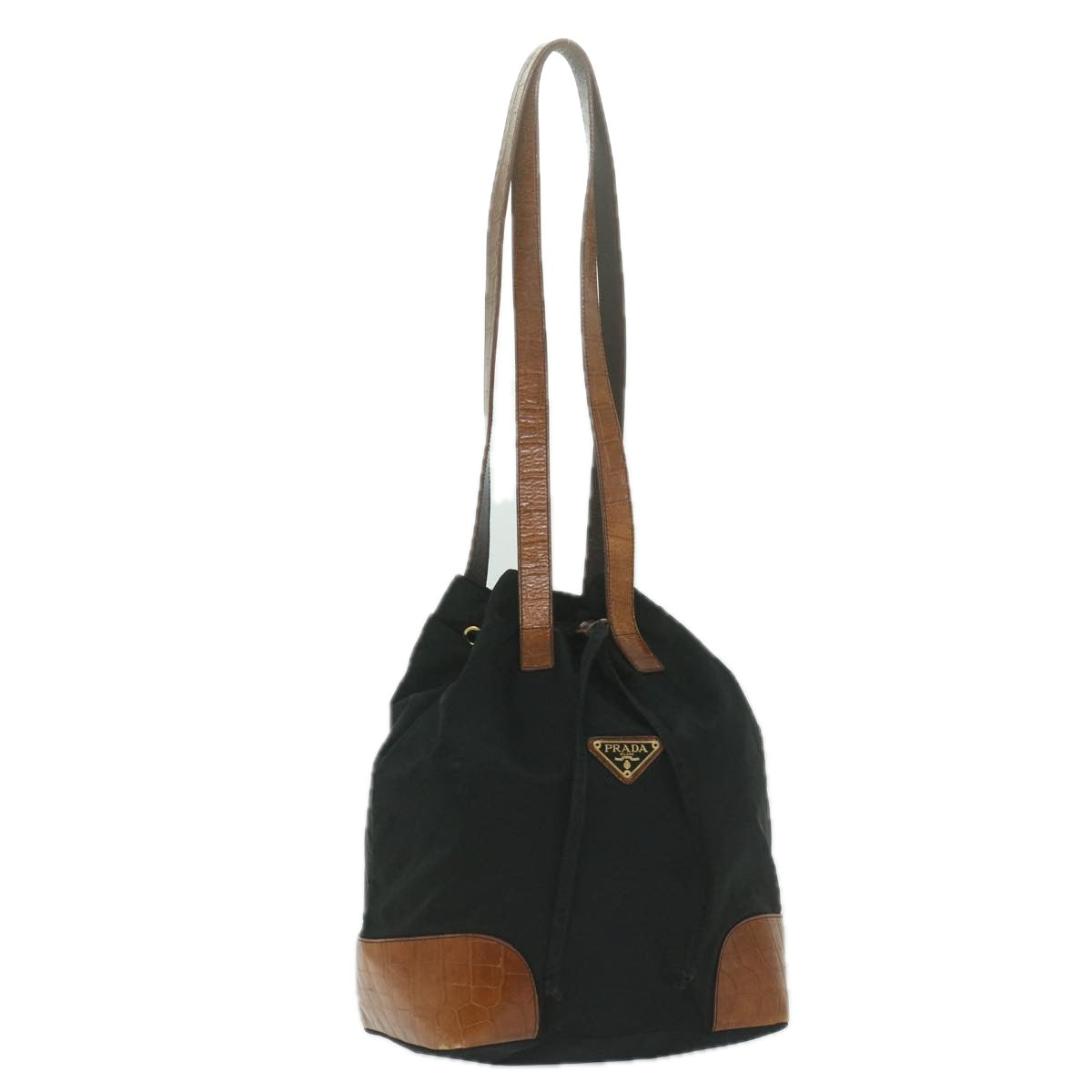 PRADA Tote Bag Nylon Black bs11431