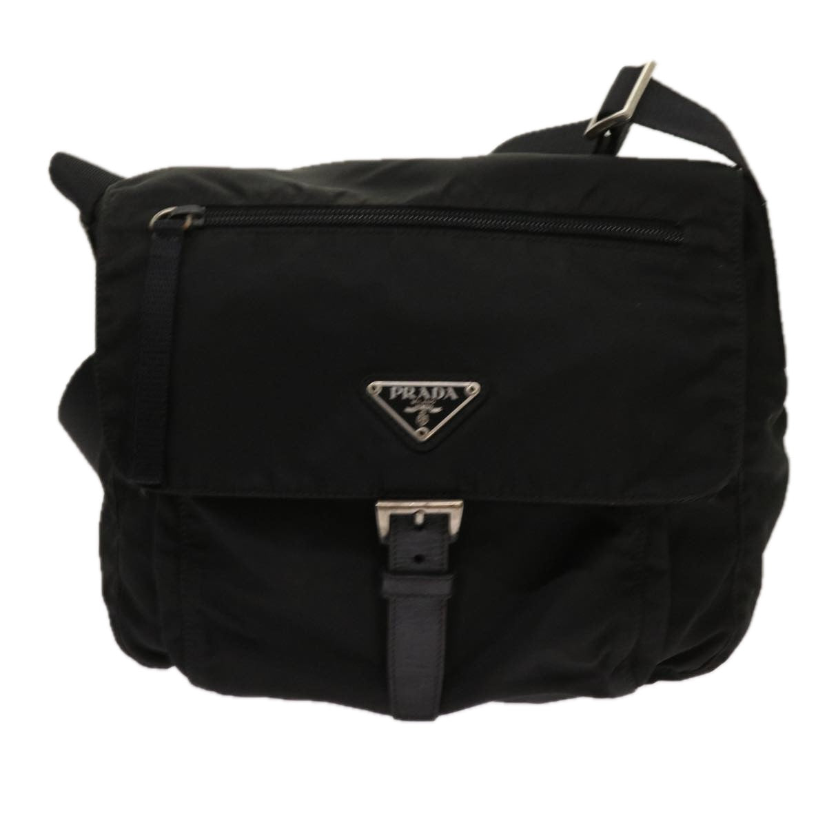 PRADA Shoulder Bag Nylon Black bs11432