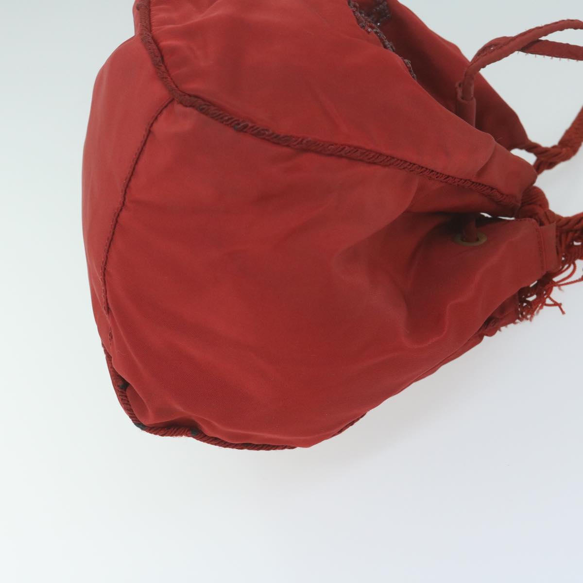 PRADA Shoulder Bag Nylon Red bs11552