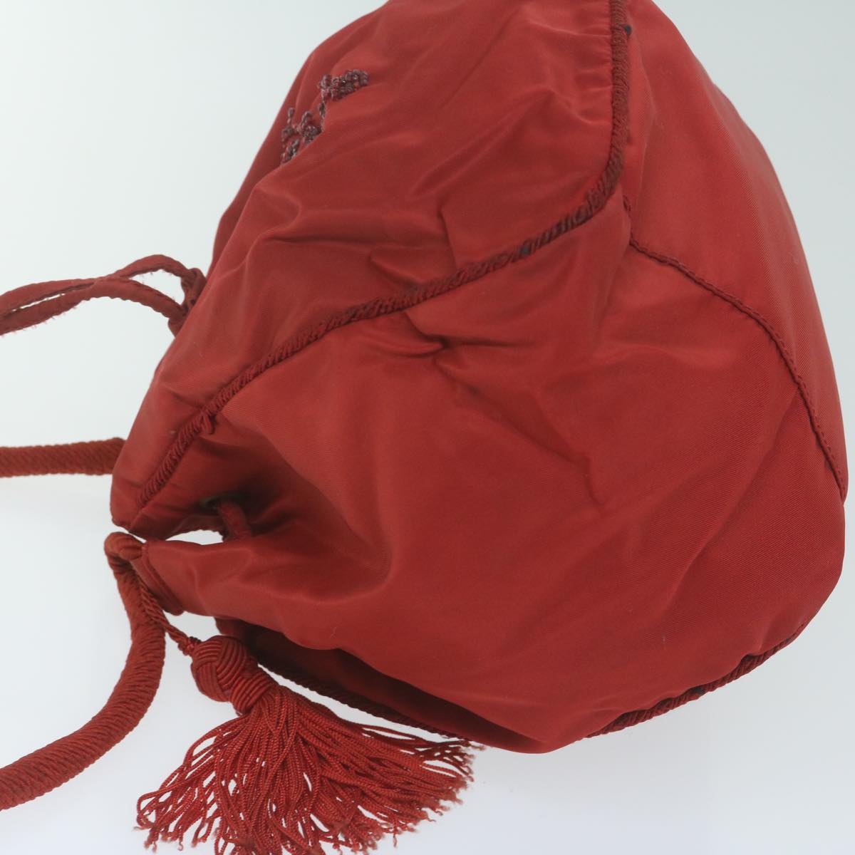 PRADA Shoulder Bag Nylon Red bs11552