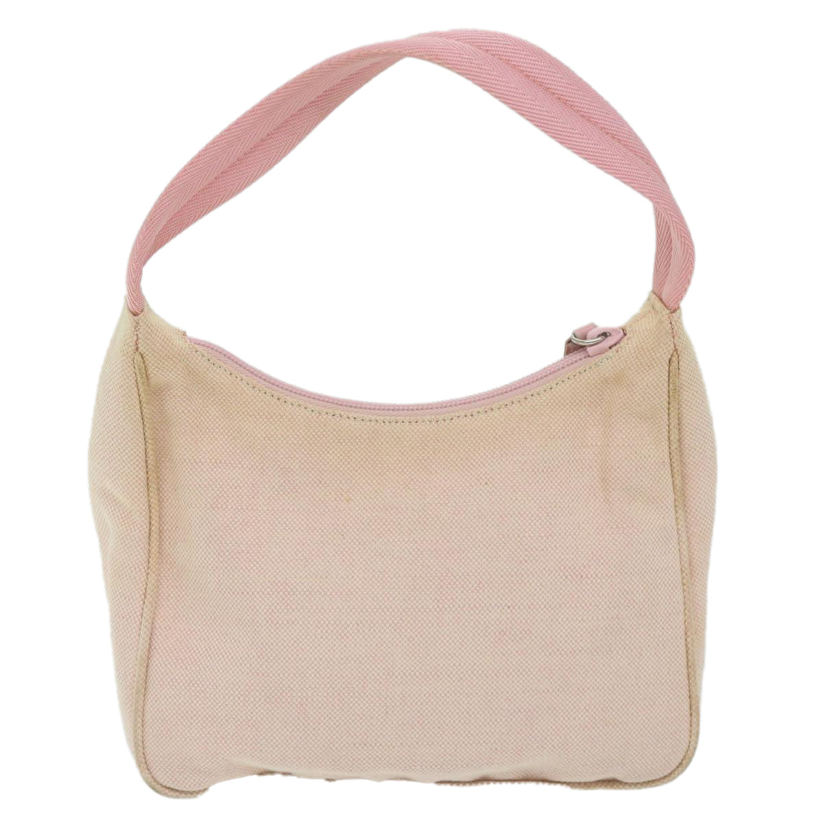 PRADA Sports Hand Bag Canvas Beige Pink bs11578