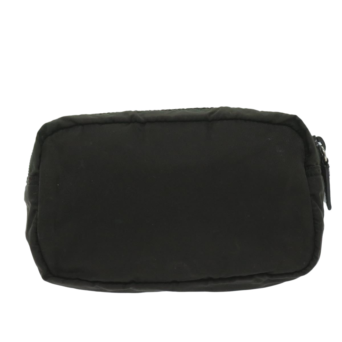 PRADA Pouch Nylon Khaki bs11581