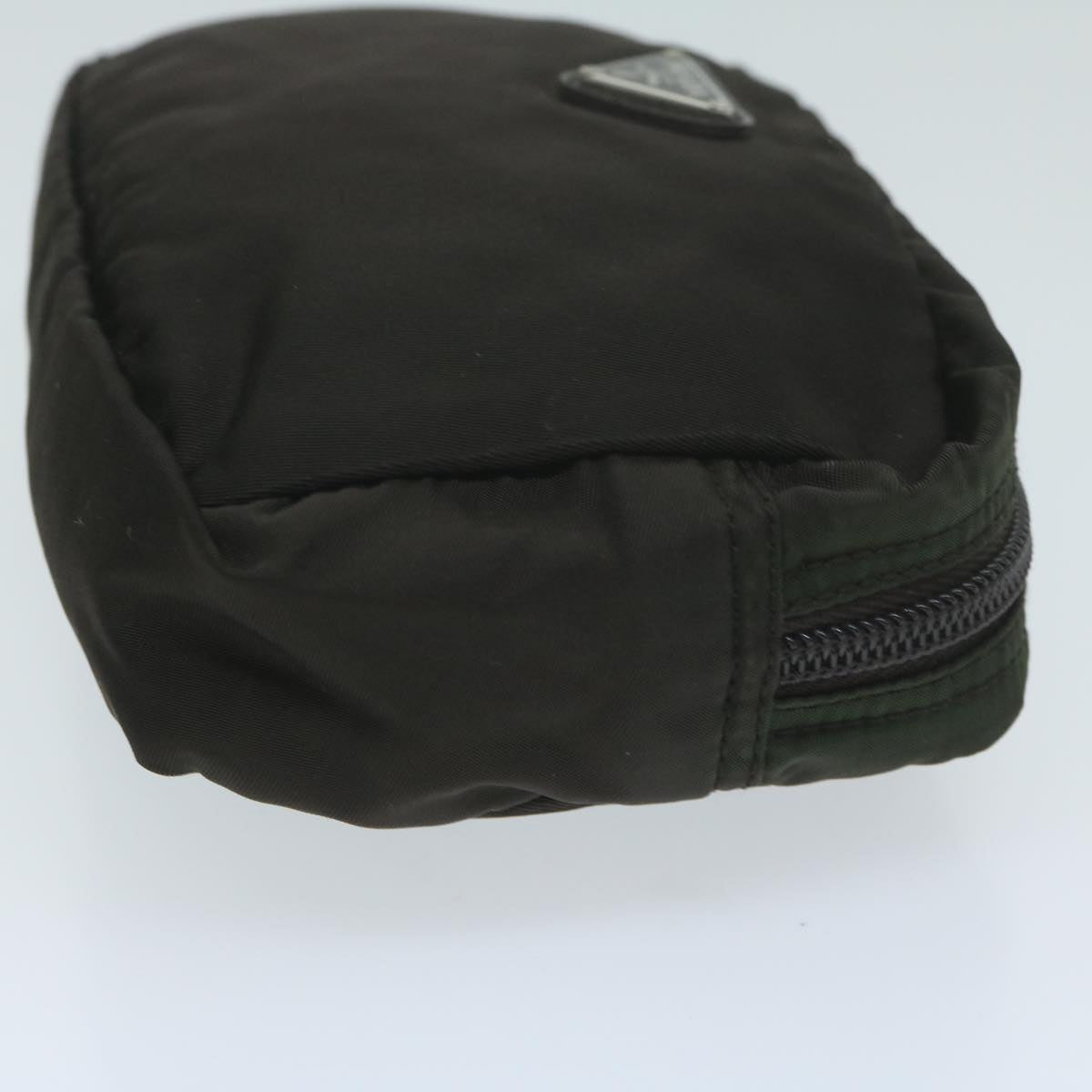 PRADA Pouch Nylon Khaki bs11581