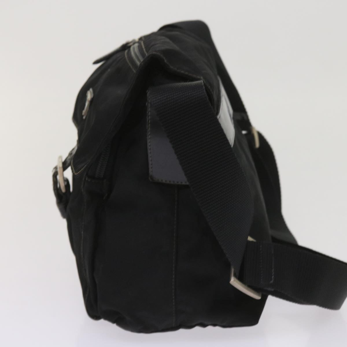 PRADA Shoulder Bag Nylon Black bs11651