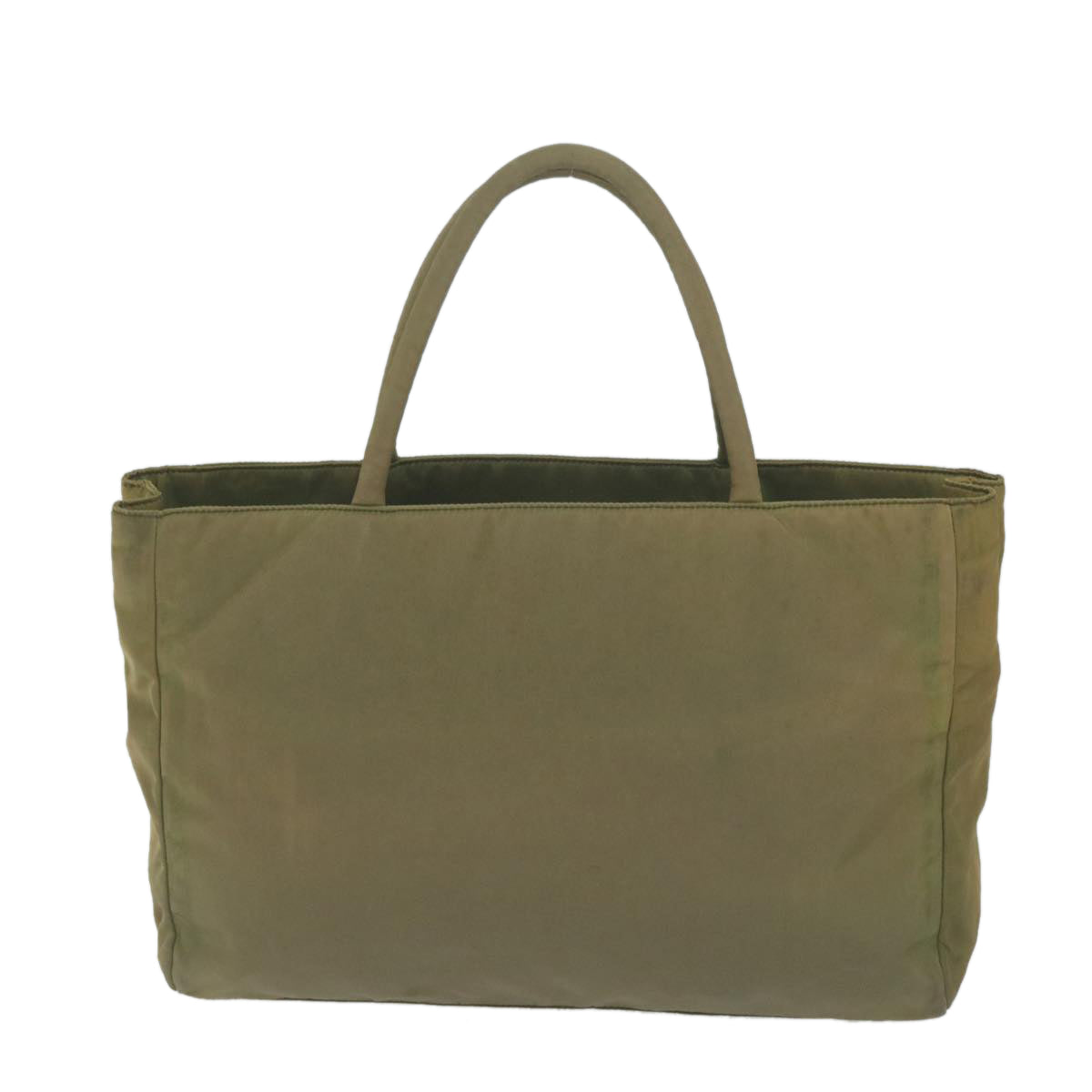 PRADA Hand Bag Nylon Khaki bs11655