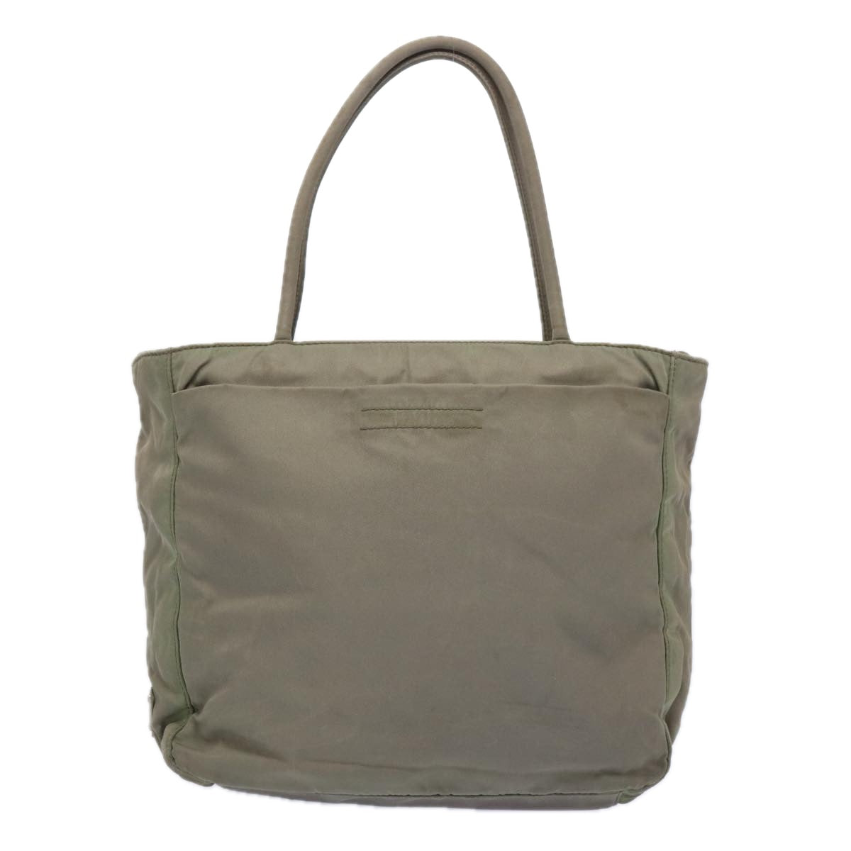 PRADA Hand Bag Nylon Khaki bs11700