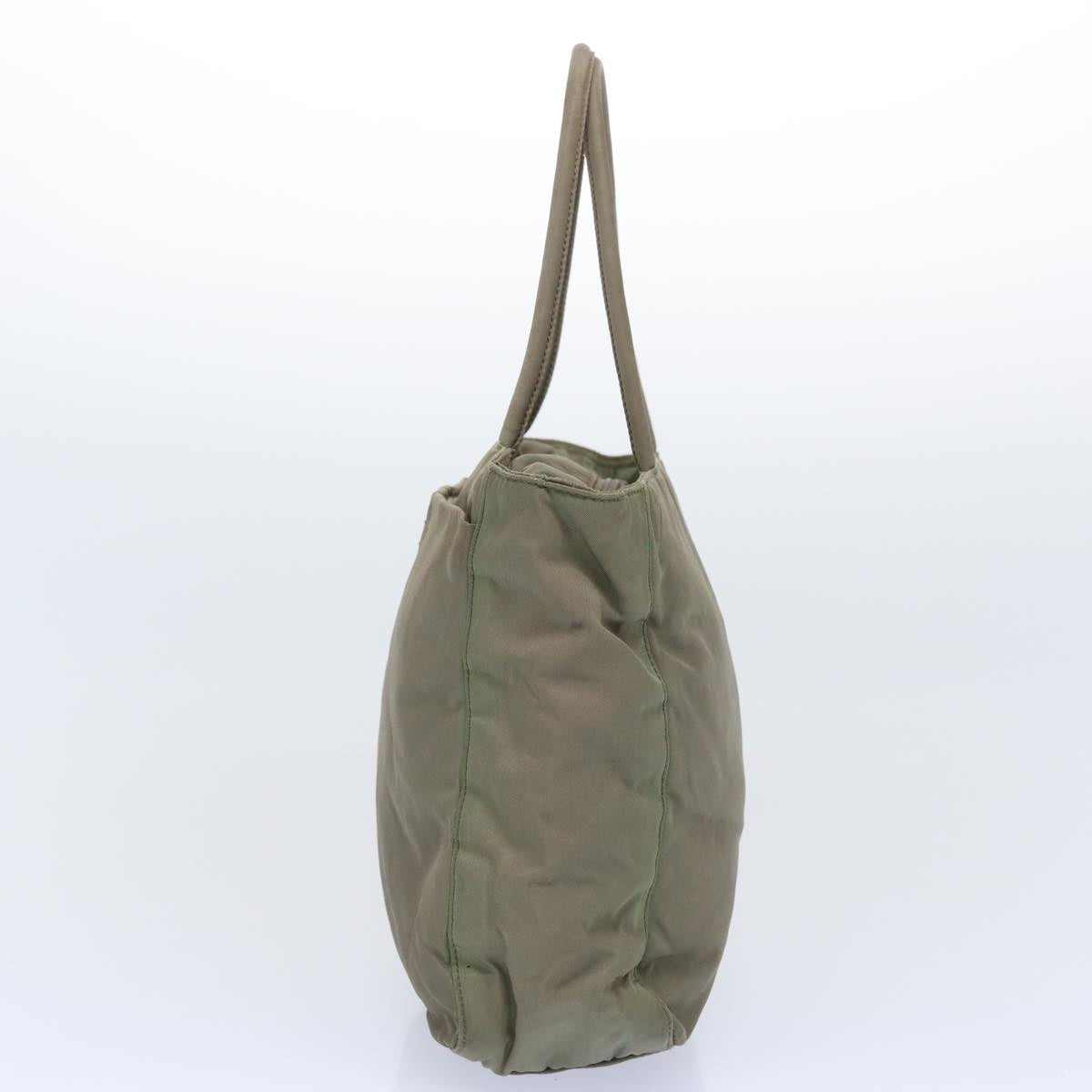 PRADA Hand Bag Nylon Khaki bs11700