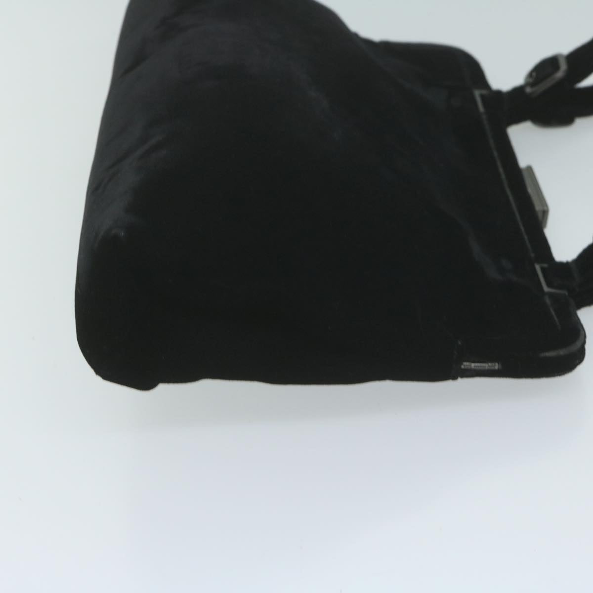 PRADA Shoulder Bag Velor Black bs11715