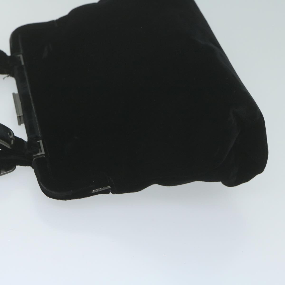 PRADA Shoulder Bag Velor Black bs11715