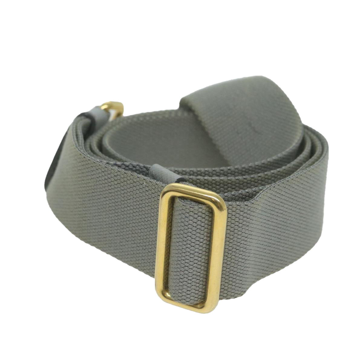 PRADA Adjustable Shoulder Strap Canvas 24.4""-42.9"" Gray bs11768