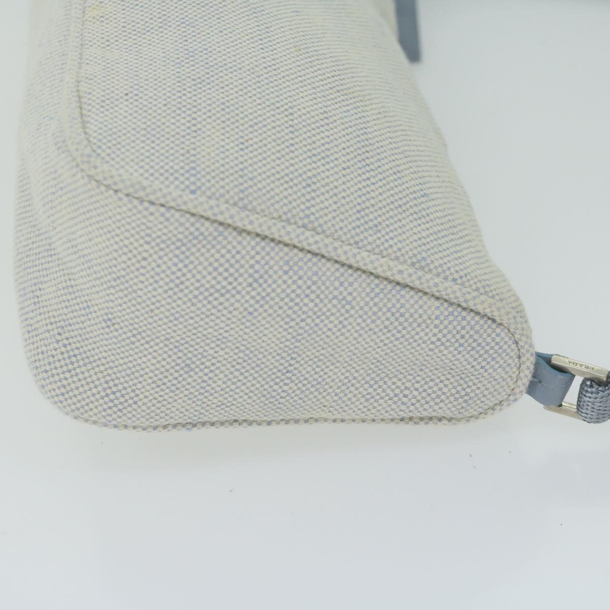 PRADA Sports Accessory Pouch Canvas White bs11784