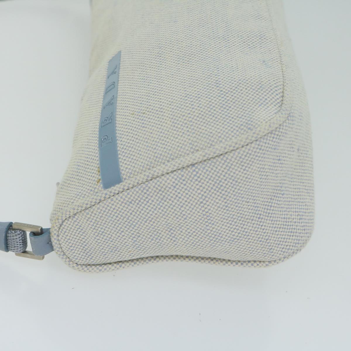 PRADA Sports Accessory Pouch Canvas White bs11784