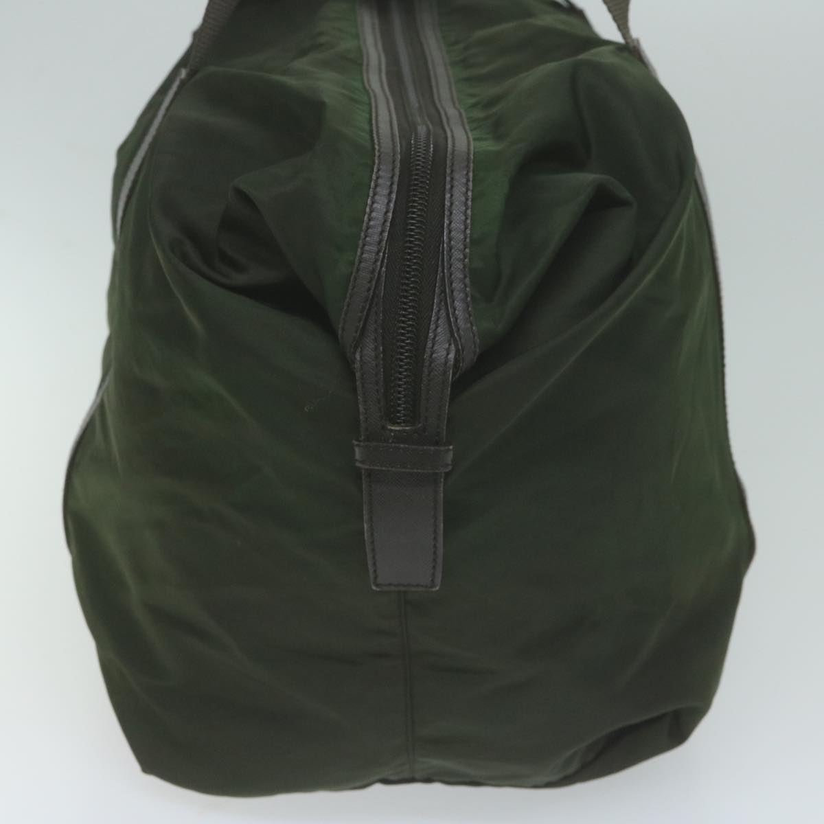 PRADA Boston Bag Nylon Green bs11886