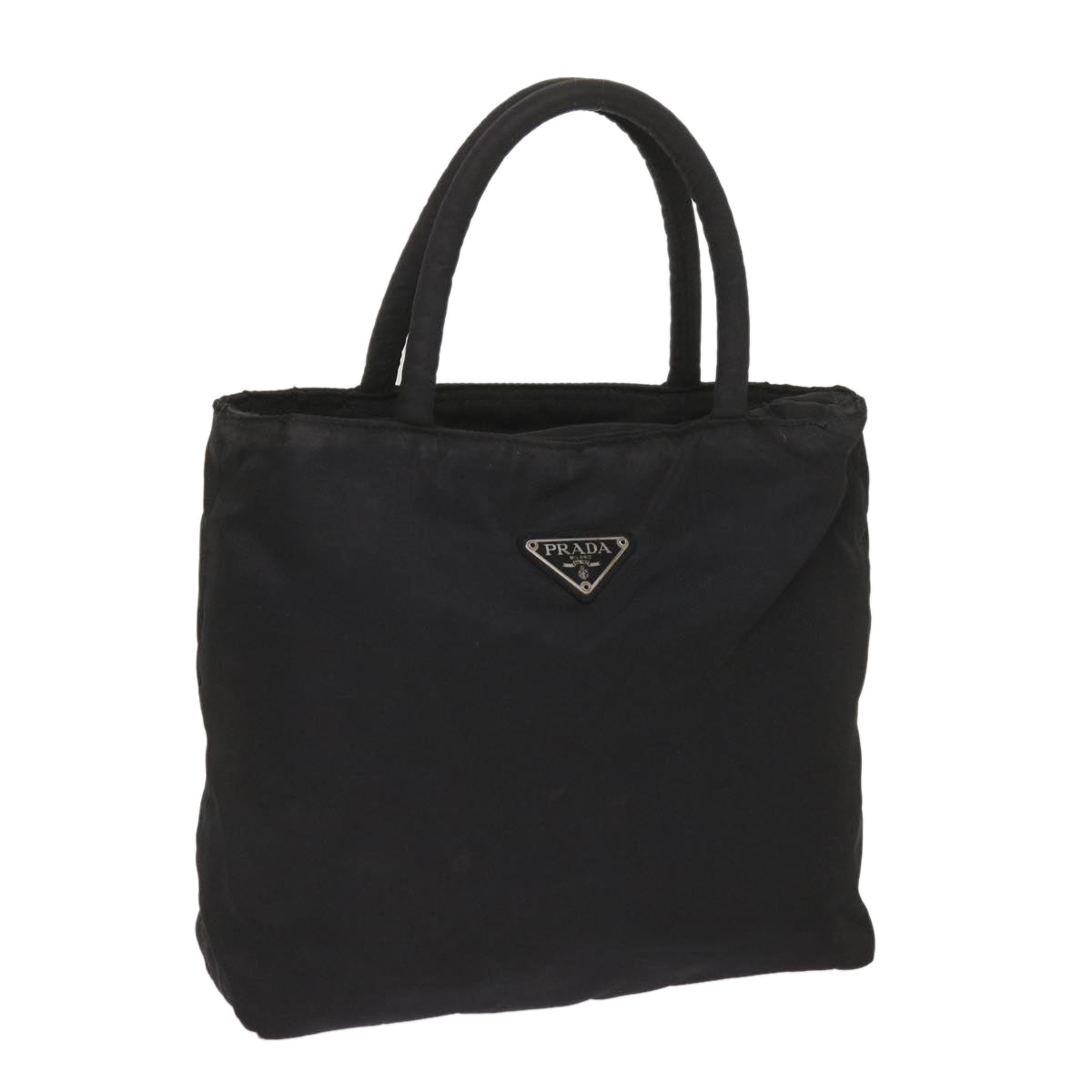 PRADA Hand Bag Nylon Black bs11887