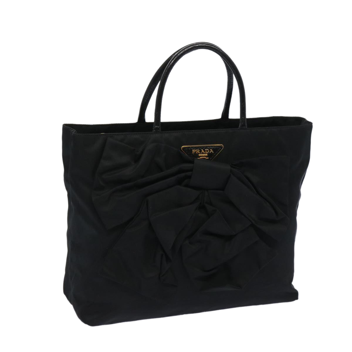 PRADA Hand Bag Nylon Black bs11888