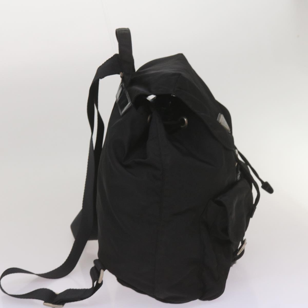 PRADA Backpack Nylon Black  bs12157