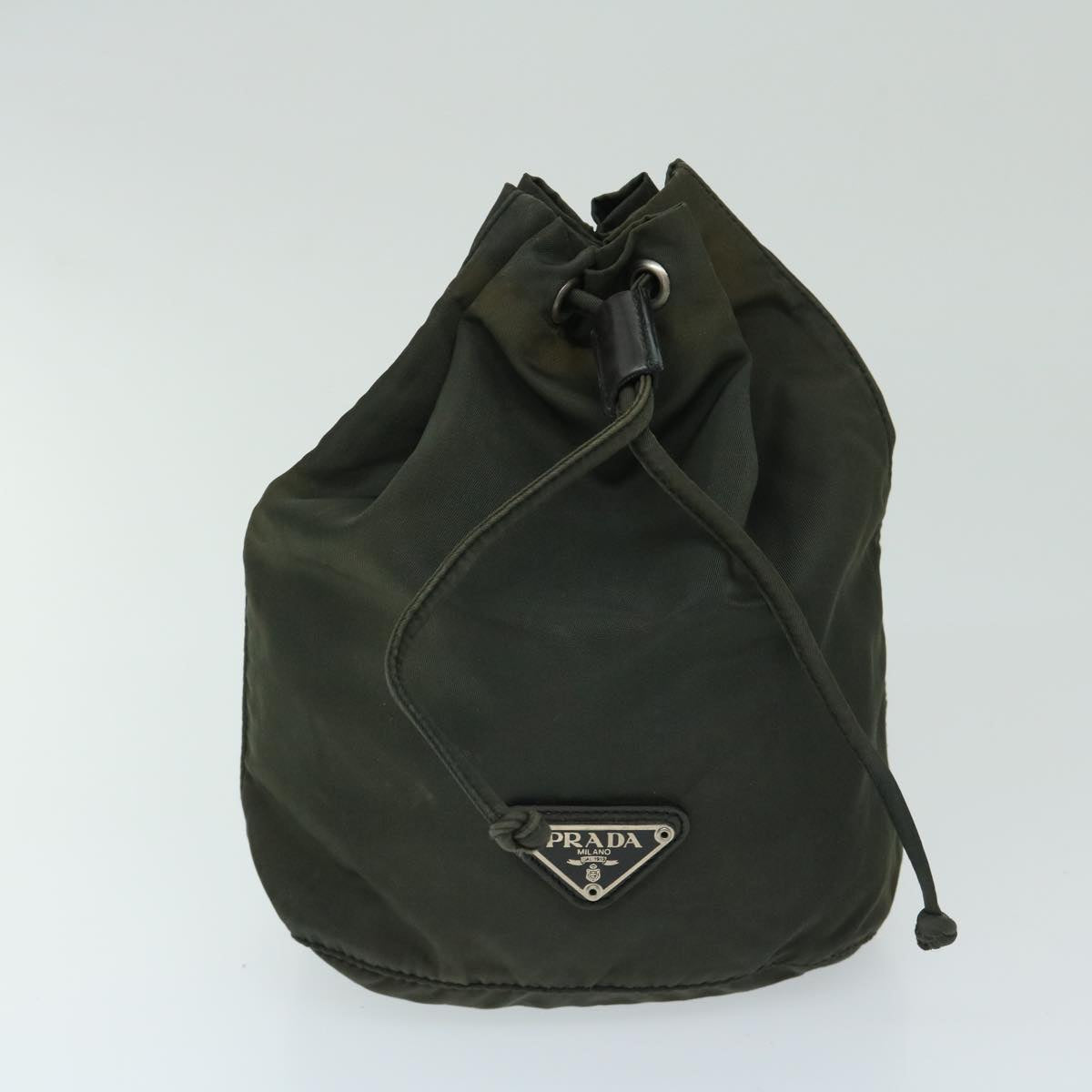 PRADA Pouch Nylon 2Set Green  bs12307